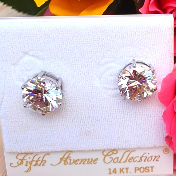 Fifth Avenue collection jewellery Jewelry - FAC cubic zirconia, stud earnings